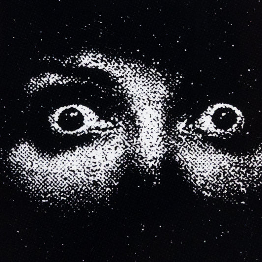 Close-up detail of Seeing Things sticker artwork
