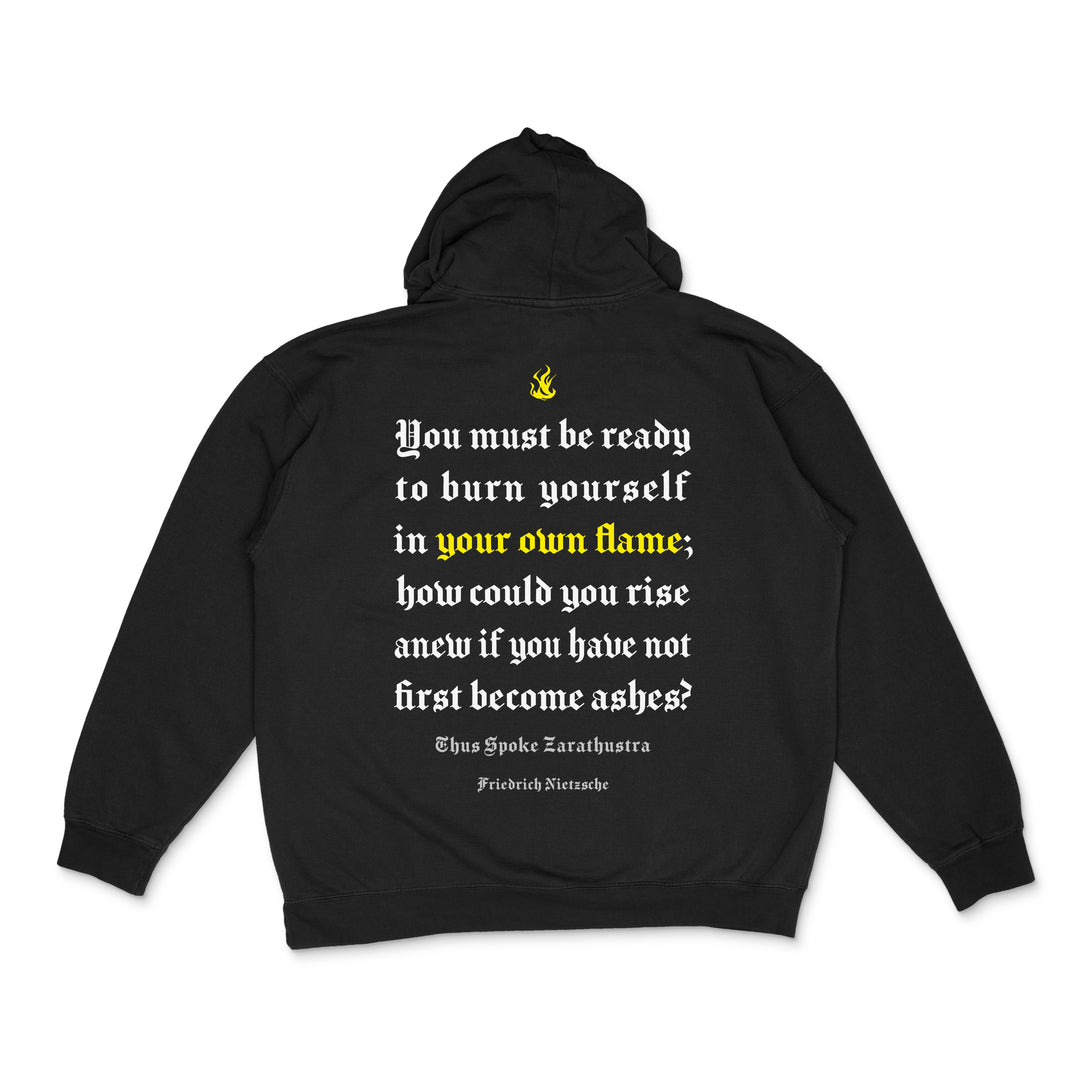 Nietzsche - First Become Ashes - Lightweight Hooded Sweatshirt