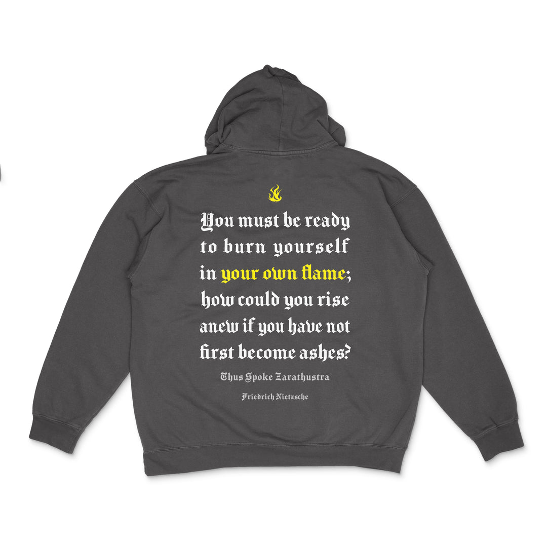 Nietzsche - First Become Ashes - Lightweight Hooded Sweatshirt