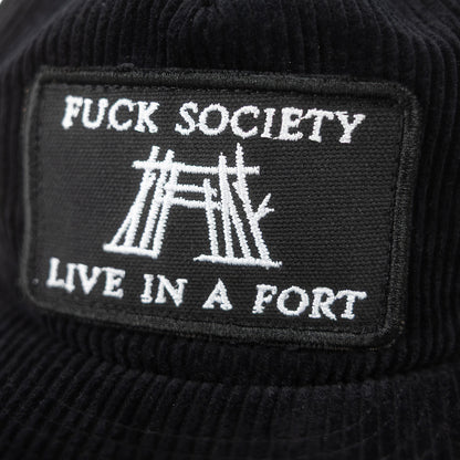 Live in a Fort Corduroy Hat