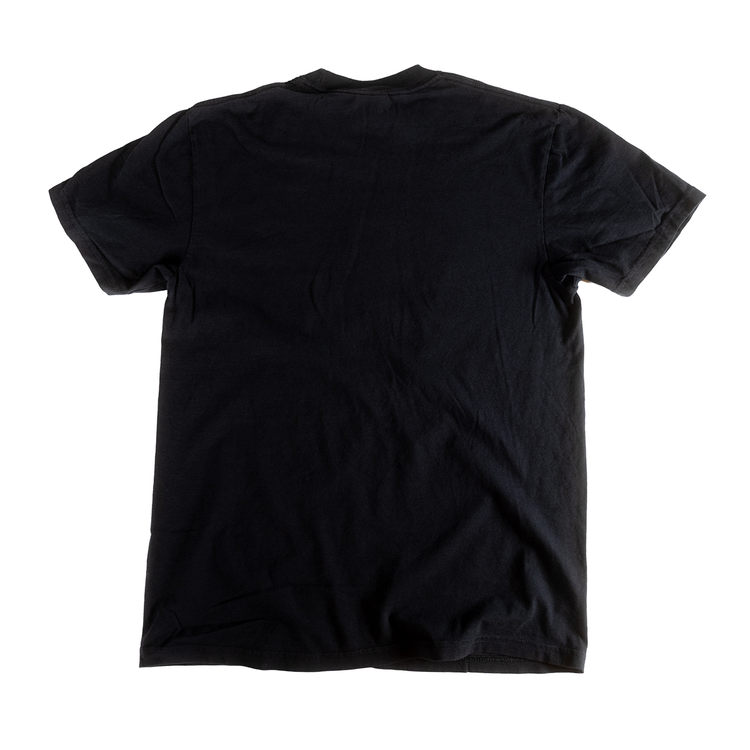 Plain back of the Please Explain shirt