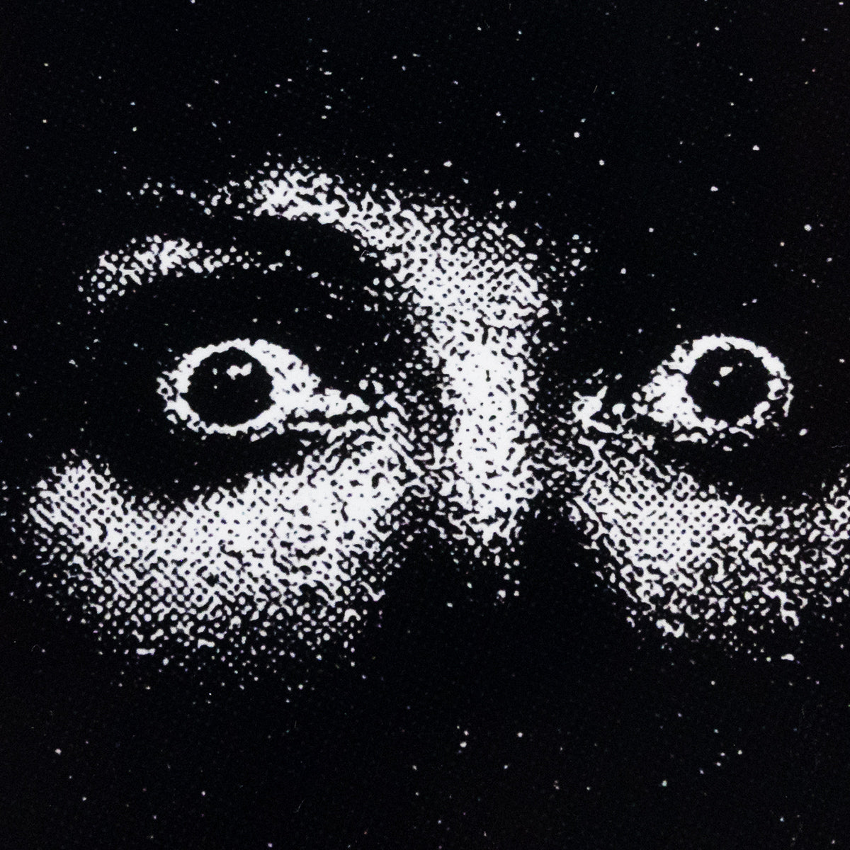 Close-up detail of Seeing Things sticker artwork
