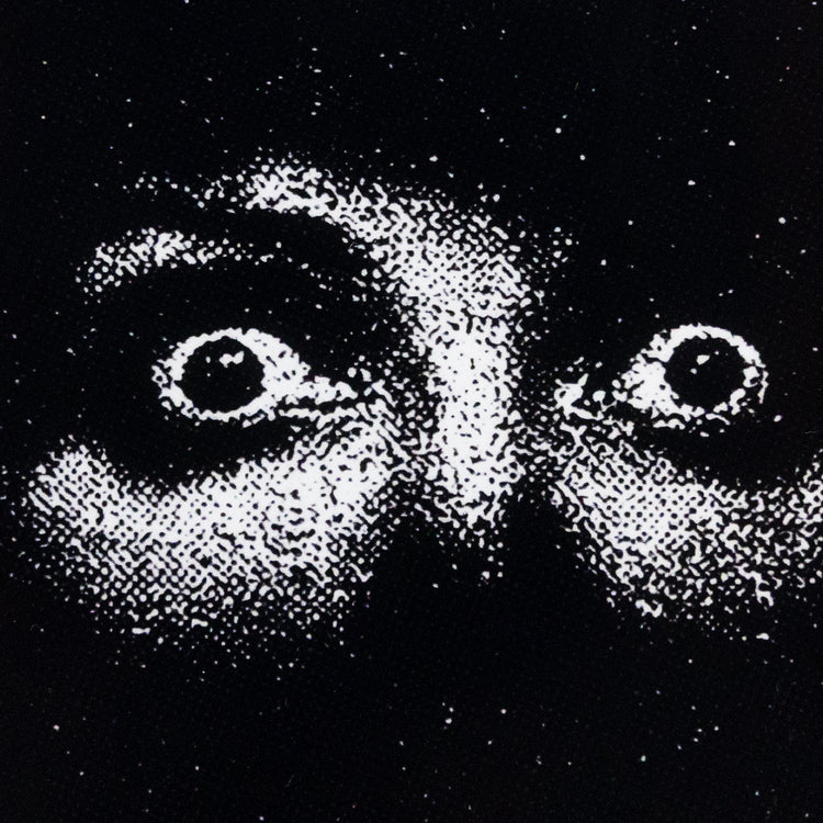 Close-up detail of Seeing Things sticker artwork